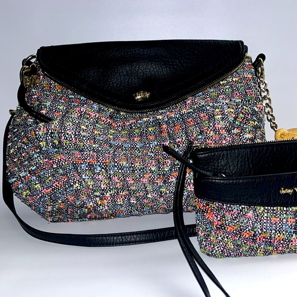 Juicy Couture Multicolored Fold-over Fabric Purse Crossbody
14x9x4 - Picture 4 of 17